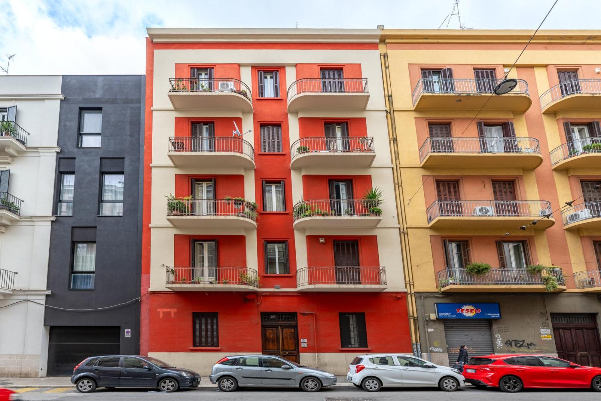 100Mq Maison Paradise - Central & Elegant Apt Bari Eksteriør billede